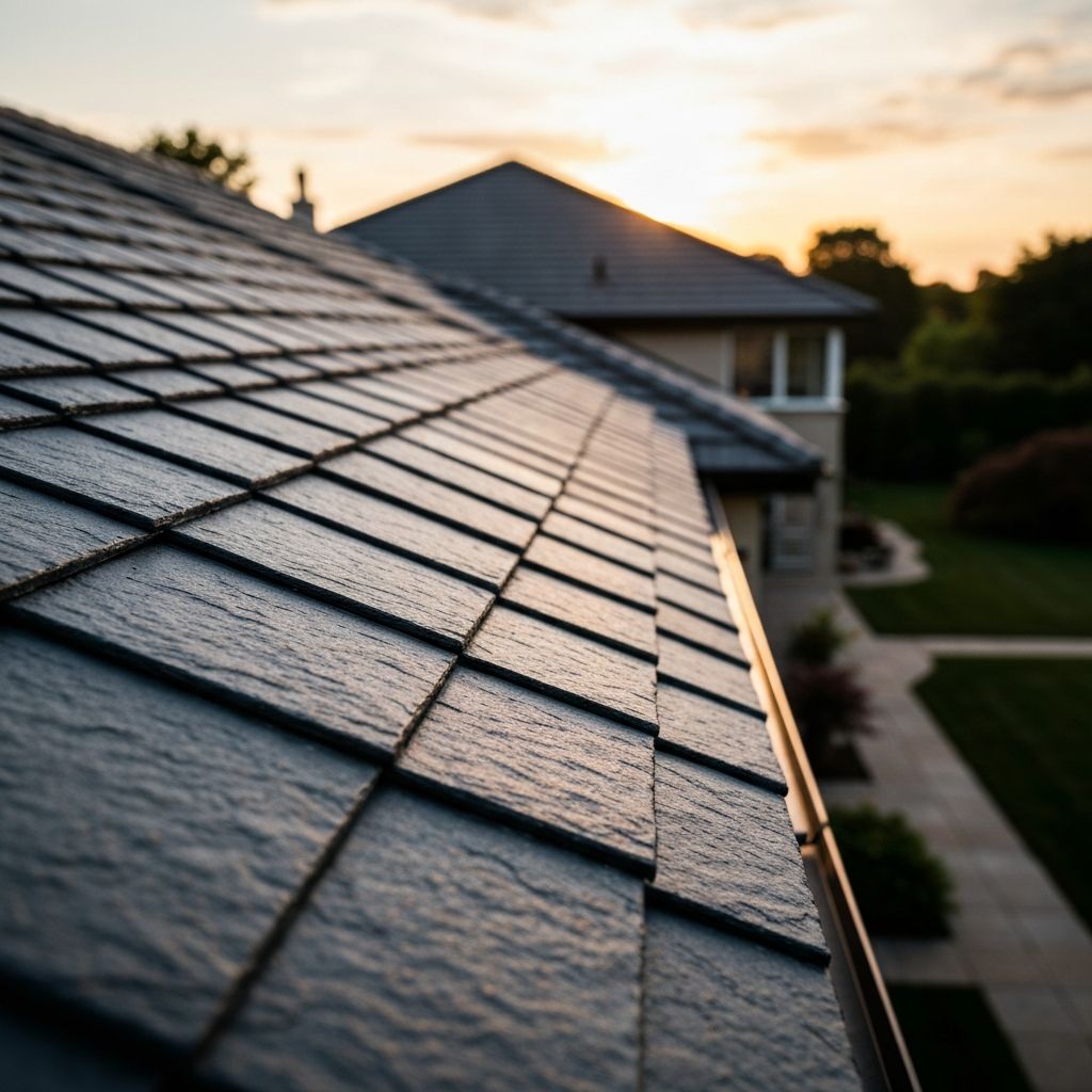 Premium stone coated steel roofing